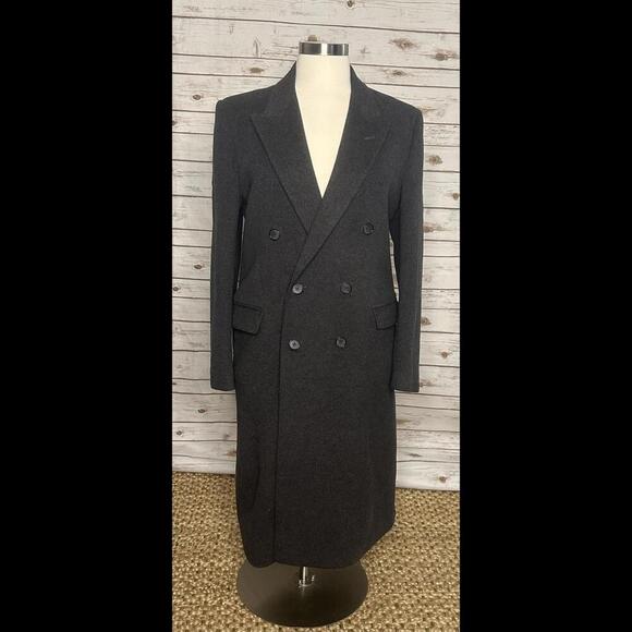 Vintage Pucci cashmere-wool double-breasted long top coat - Picture 1 of 9